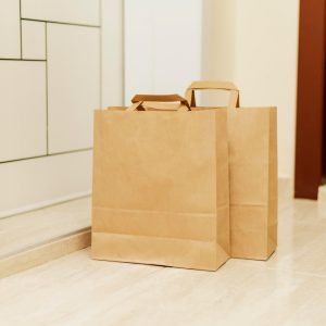 Brown Kraft Grocery Bag