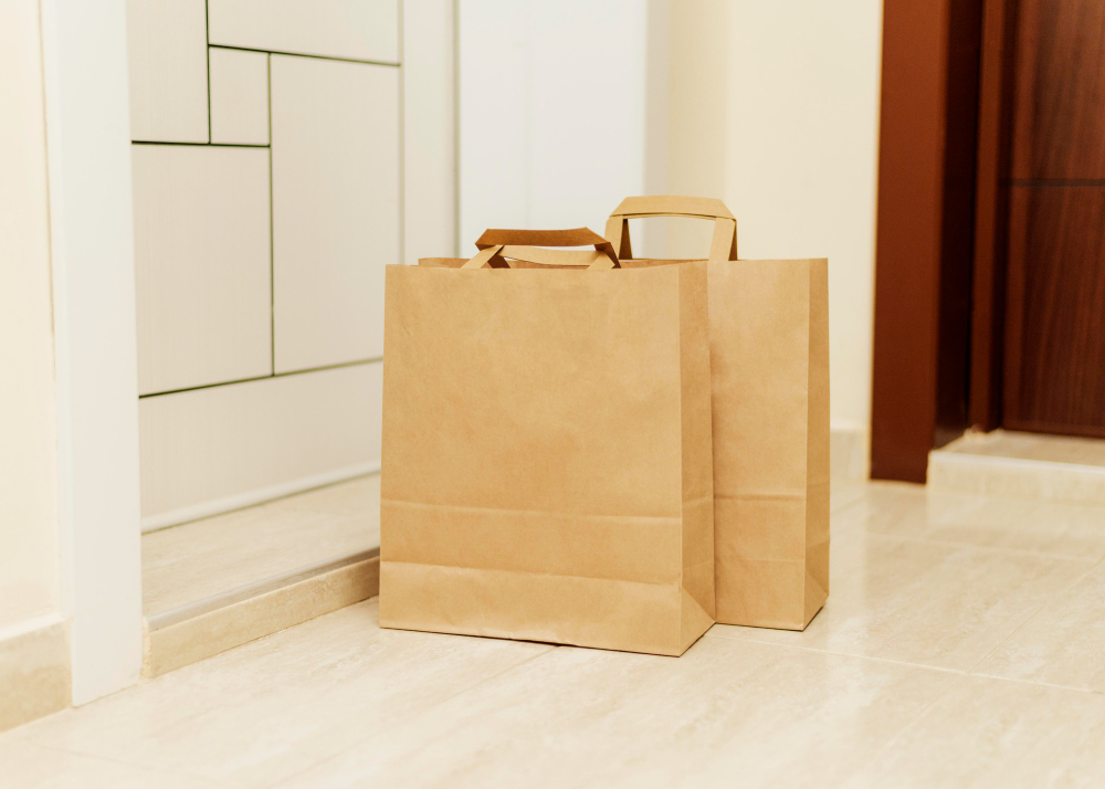 Brown Kraft Grocery Bag